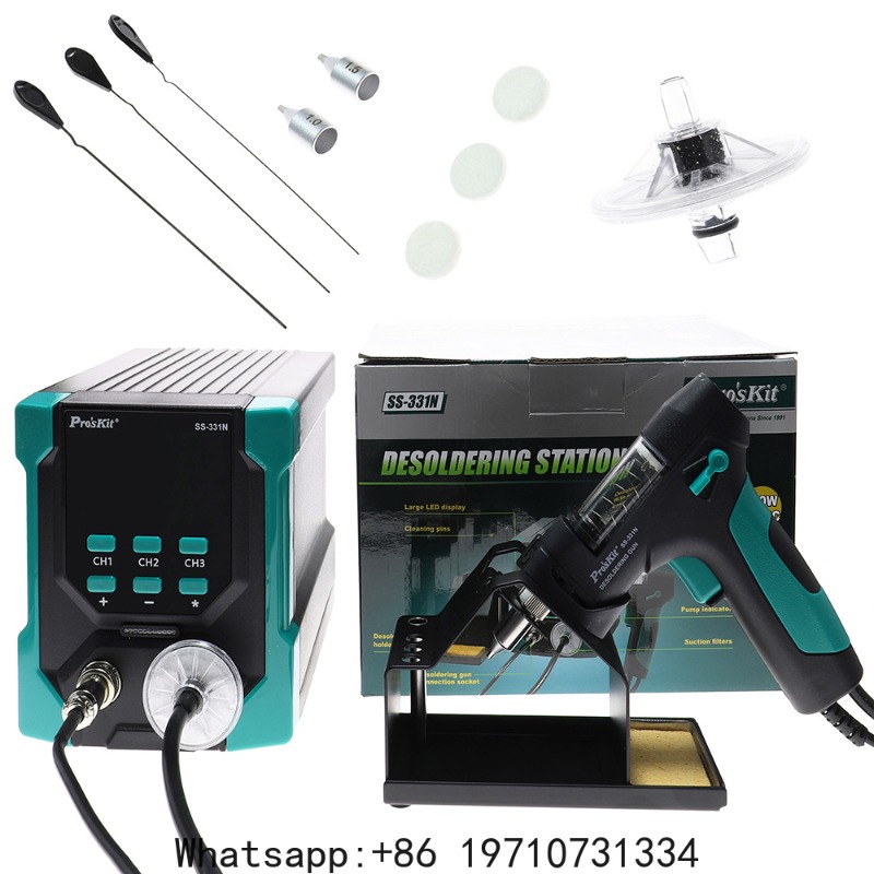Desoldering Pump Electric Vacuum Station - SS-331N Digital Electric Desoldering Station Tin