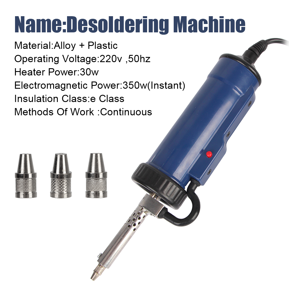 Automatic Remove Pump with 3 S - Desoldering Pump Electric Vacuum Station ulasan dan harga