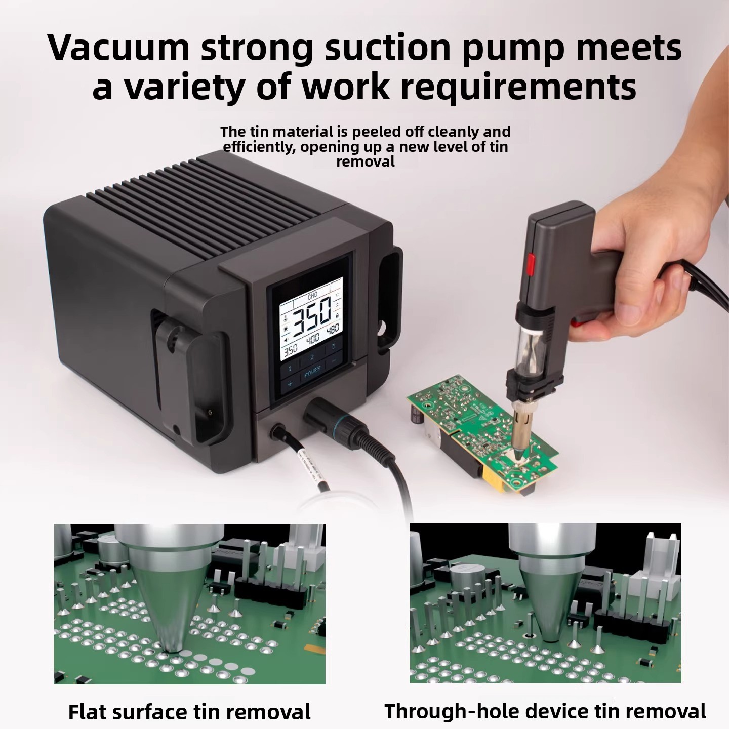 Electric Desoldering Pump 200W - Desoldering Pump Electric Vacuum Station ulasan dan harga