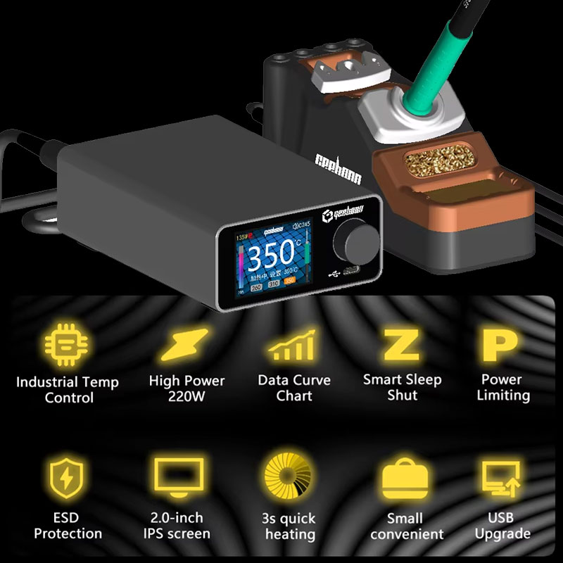 GEEBOON TC22 Soldering Rework  - C210 Precision Soldering Station ulasan dan harga