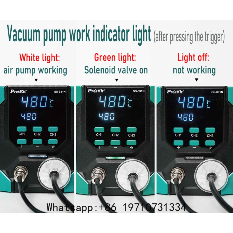 SS-331N Digital Electric Desol - Desoldering Pump Electric Vacuum Station ulasan dan harga