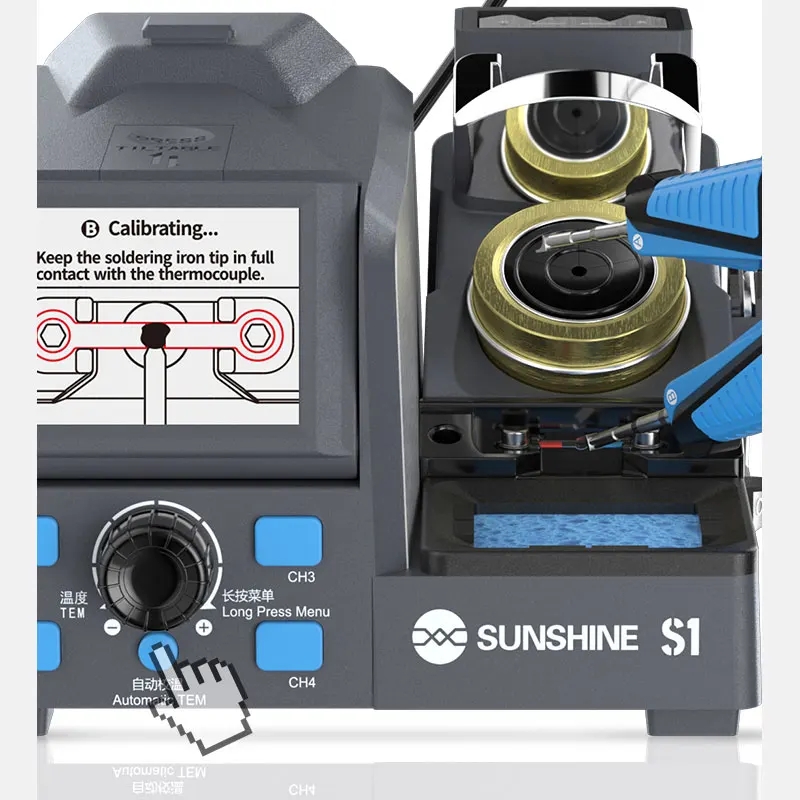 SUNSHINE S1 Precision Tweezers - C210 Precision Soldering Station ulasan dan harga